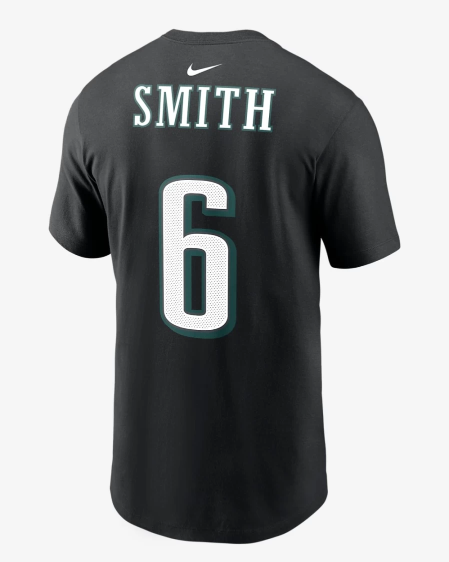 Nike Men's Black Philadelphia Eagles DeVonta Smith Super Bowl LVII T-Shirt