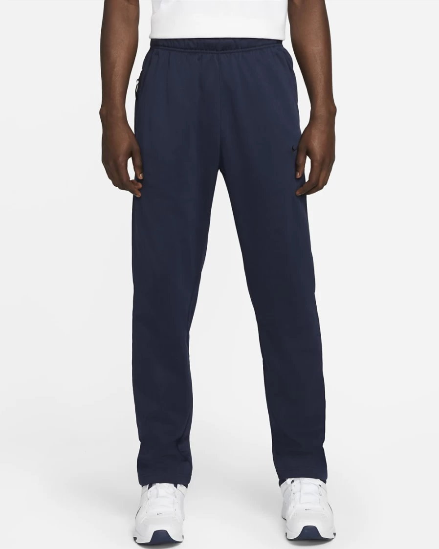 Nike Therma-FIT Men's Training Pants - Obsidian/Black, Lightweight & Breathable Workout Joggers for Gym & Running