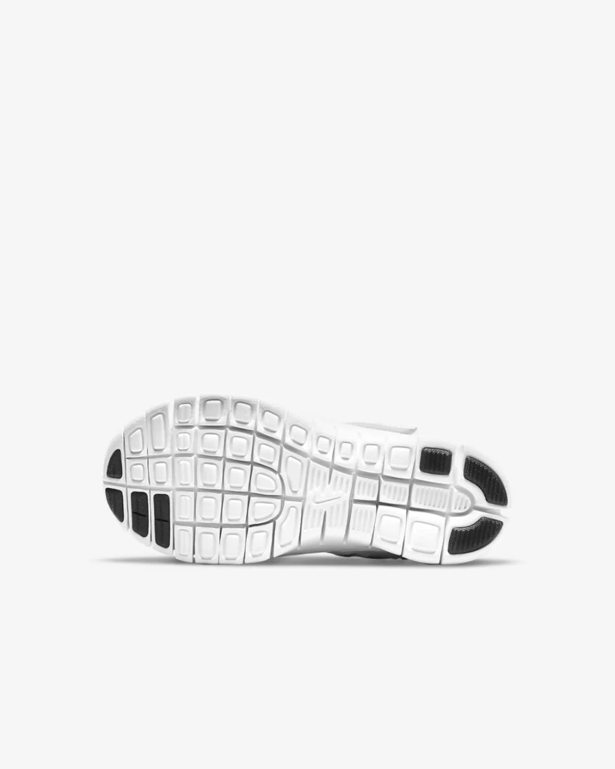 Nike Free Run 2 Little Kids' Running Shoes - White/Wolf Grey/Black for Boys and Girls