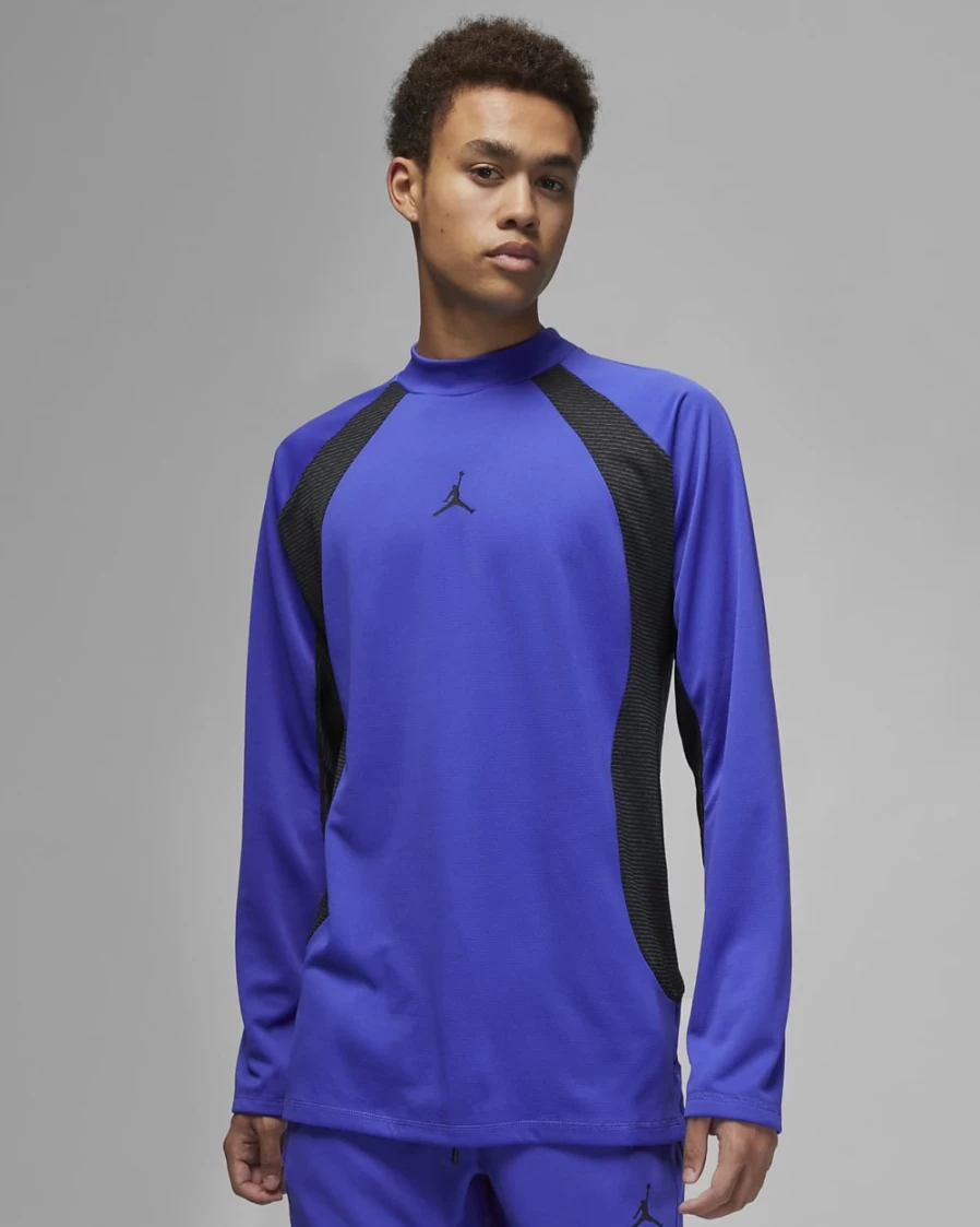 Nike Jordan Dri-FIT Sport Men's T-Shirt - Lapis/Black - Athletic Performance Top