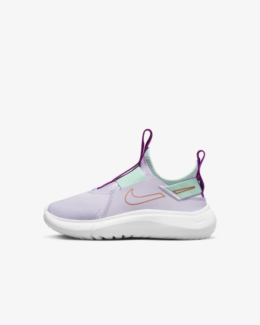 Nike Flex Plus Little Kids' Running Shoes - Violet Frost/Mint Foam/White/Metallic Copper - Unisex (Boys & Girls)