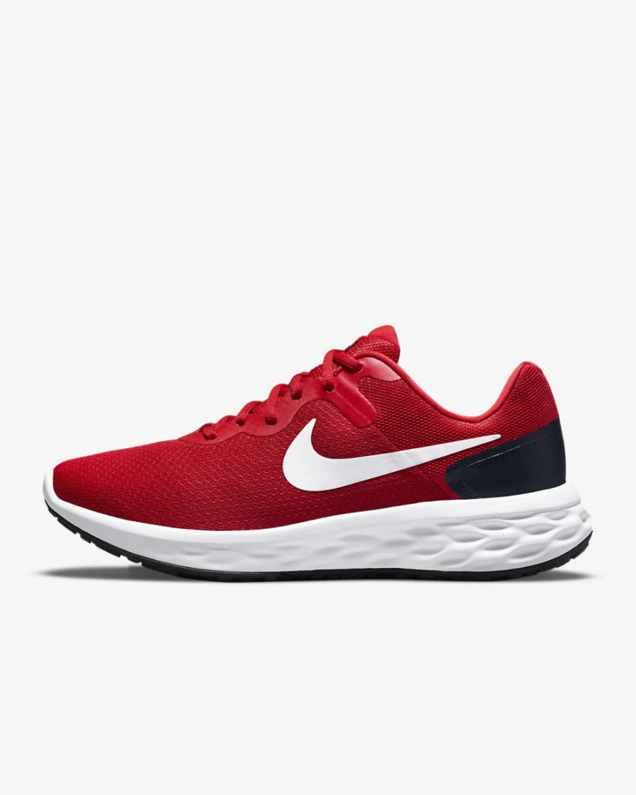 Nike Revolution 6 Next Nature Men's Road Running Shoes - University Red/Black/White