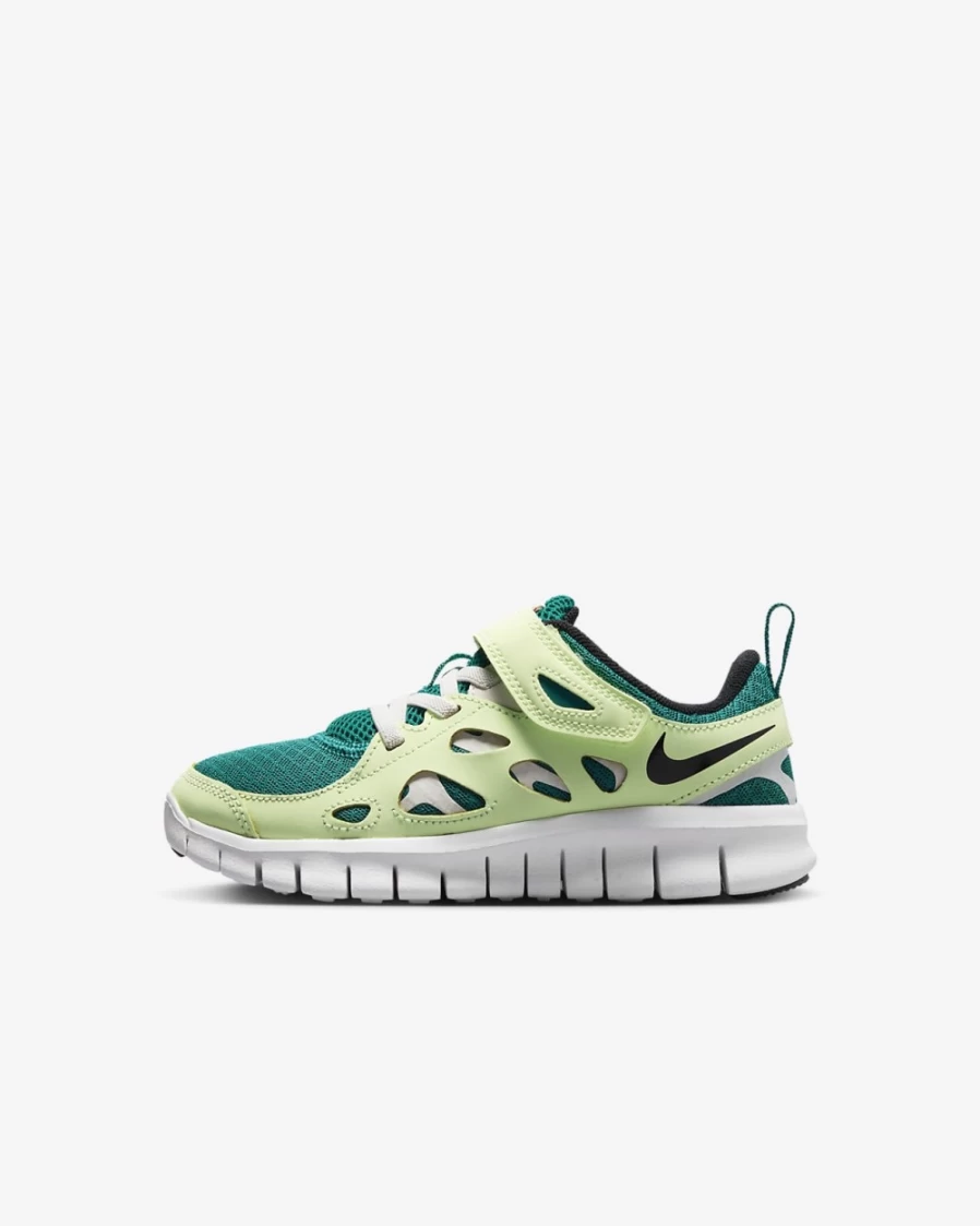 Nike Free Run 2 Kids' Running Shoes - Bright Spruce/Barely Volt/Phantom/Black for Boys & Girls