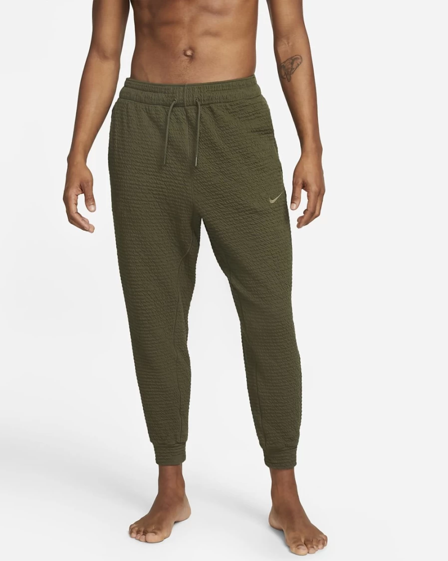 Nike Dri-FIT Men's Yoga Pants in Cargo Khaki - Breathable & Comfortable Workout Gear