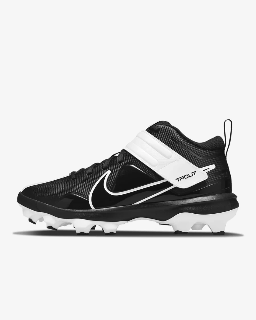 Nike Force Trout 7 Pro MCS Black Dynamic Turquoise White Baseball Cleats for Men