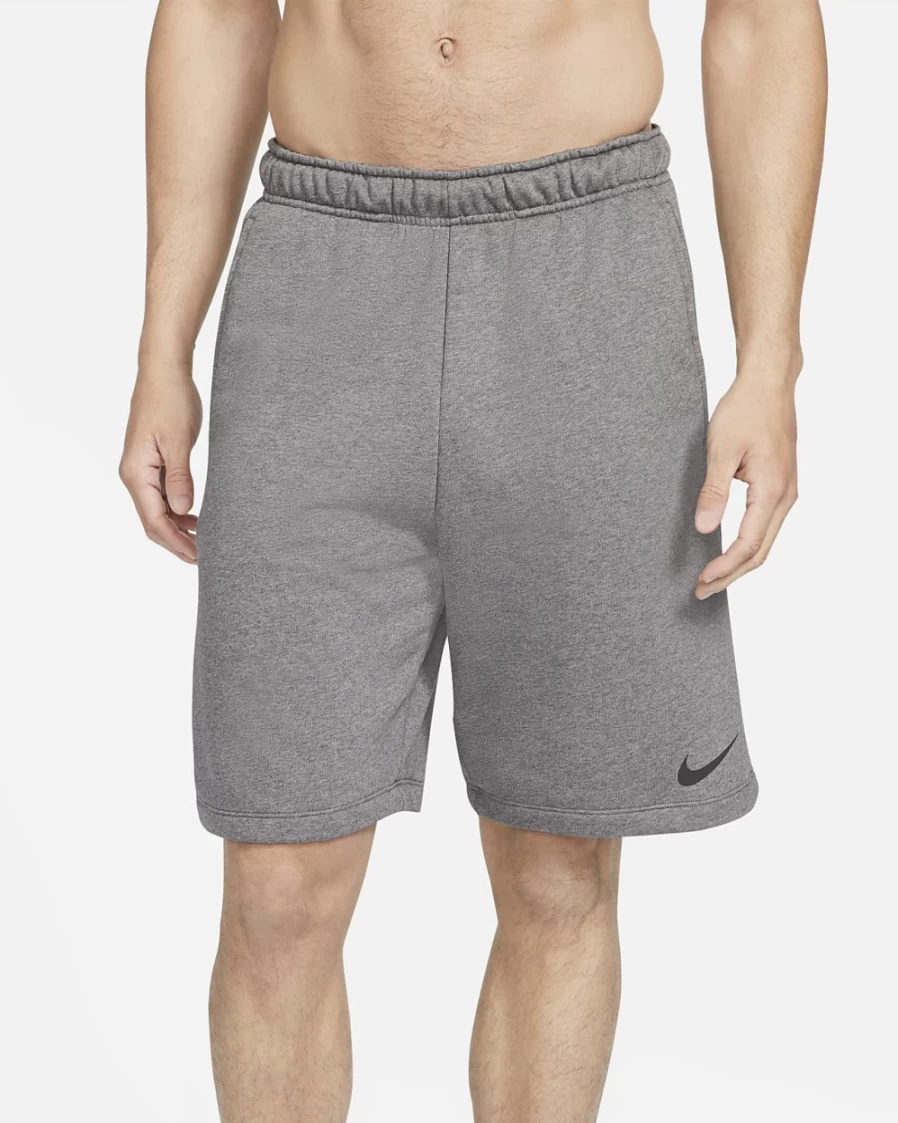 Nike Dri-FIT Men's Training Shorts - Charcoal Heather/Black - Moisture-Wicking Workout Shorts for Men
