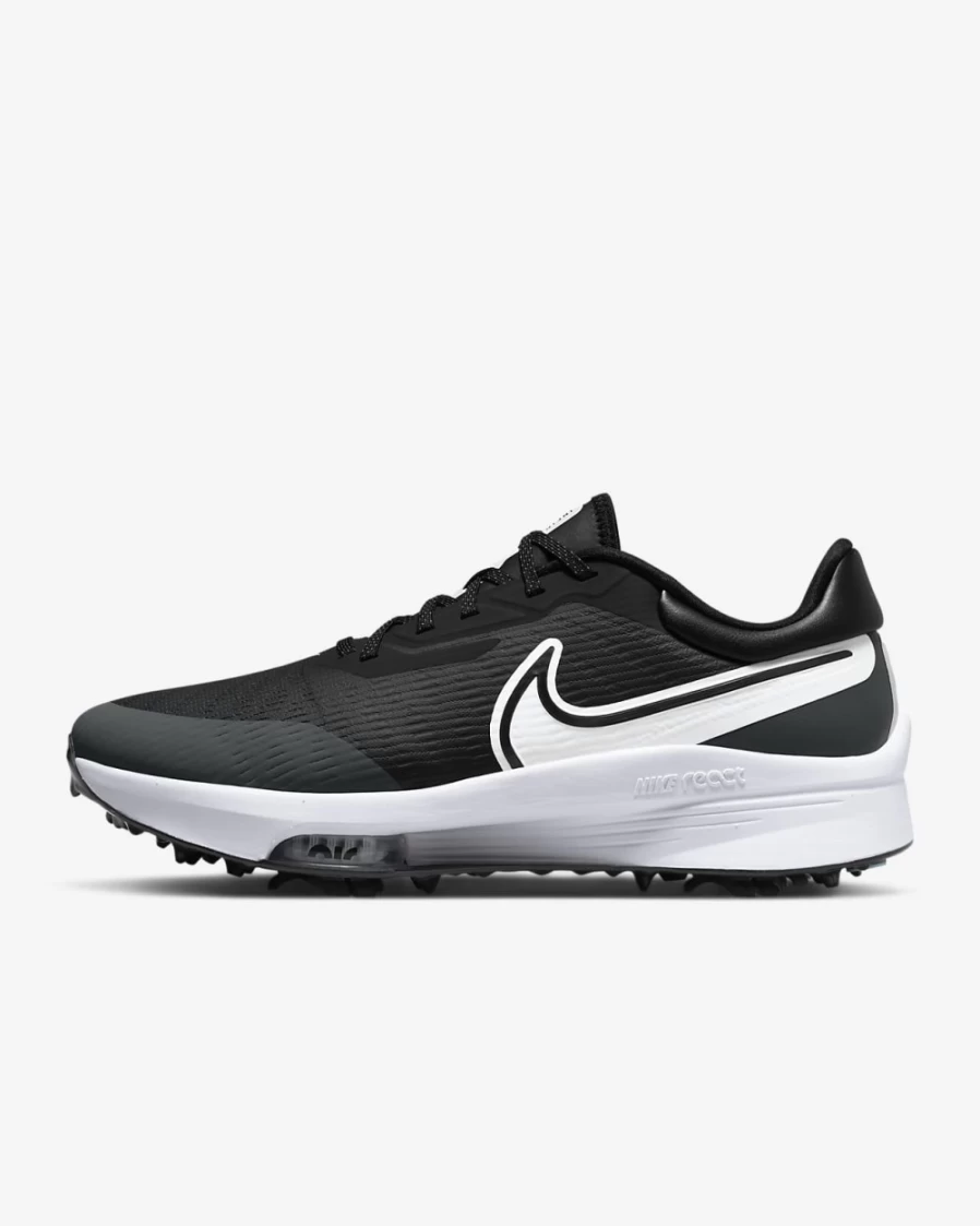 Nike Air Zoom Infinity Tour NEXT% Men's Golf Shoes Wide - Black, Iron Grey, Dynamic Turquoise, White