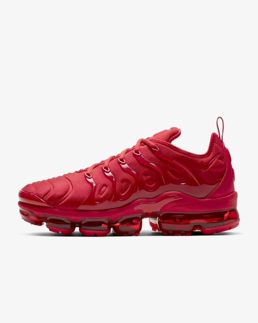 Nike Air VaporMax Plus Men's Running Shoes - University Red/University Red