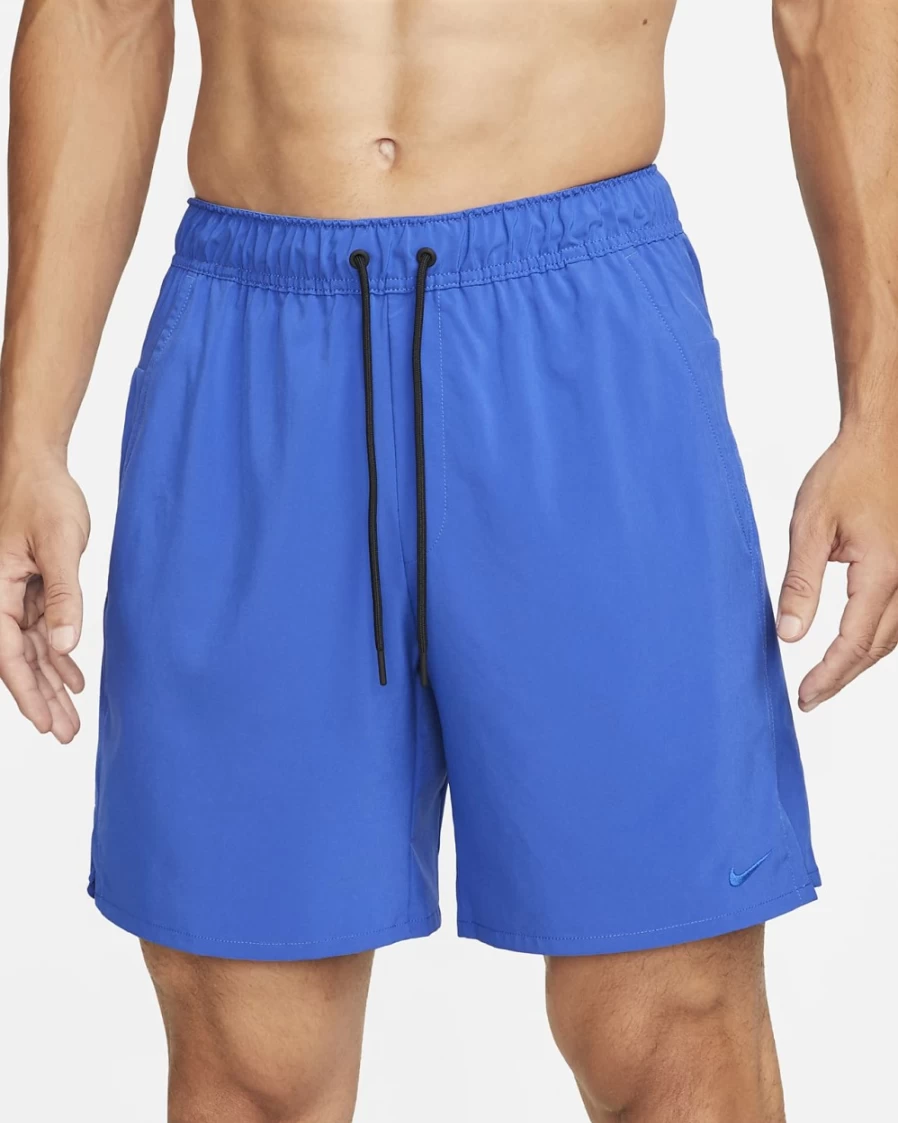 Nike Dri-FIT Unlimited Men's 7" Unlined Versatile Shorts in Game Royal/Black/Game Royal