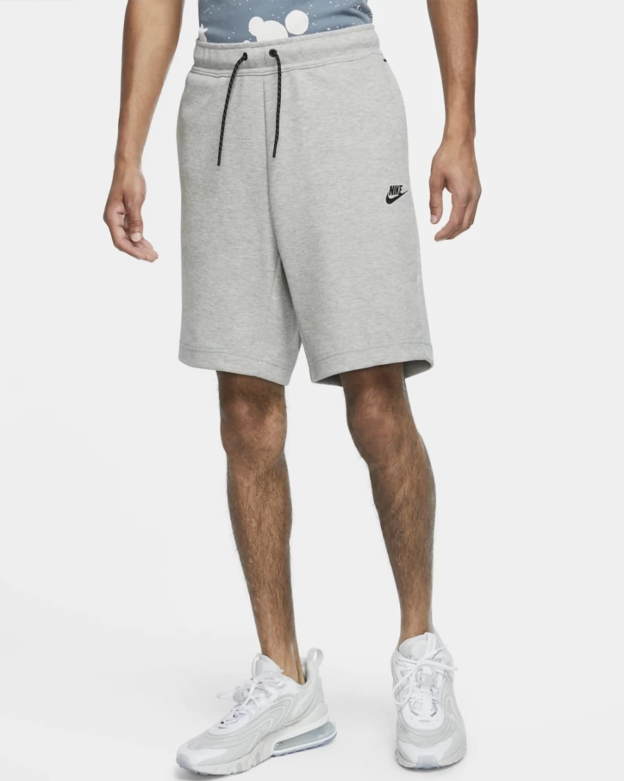 Nike Tech Fleece Men's Shorts - Dark Grey Heather/Black - Sportswear Essentials