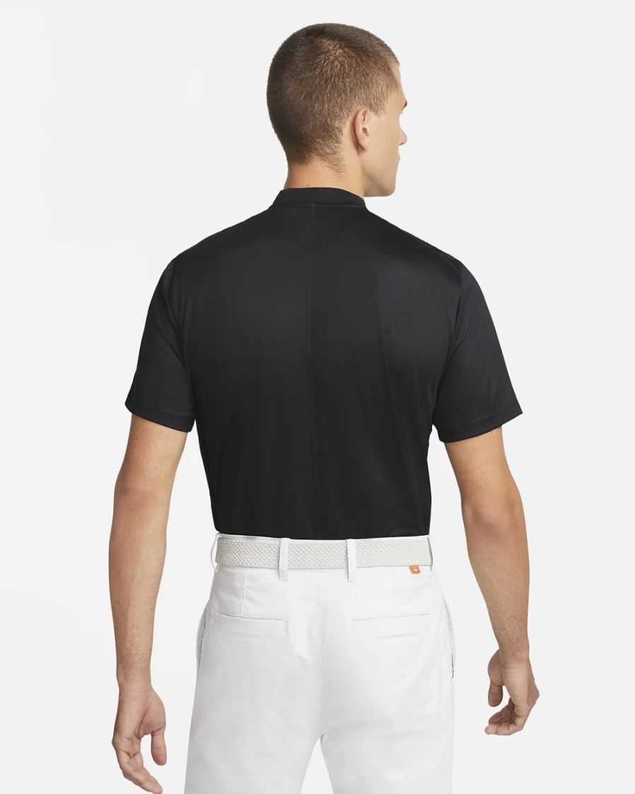 Nike Dri-FIT Victory Men's Golf Polo Shirt - Moisture-Wicking Performance Top for Men in Black/White