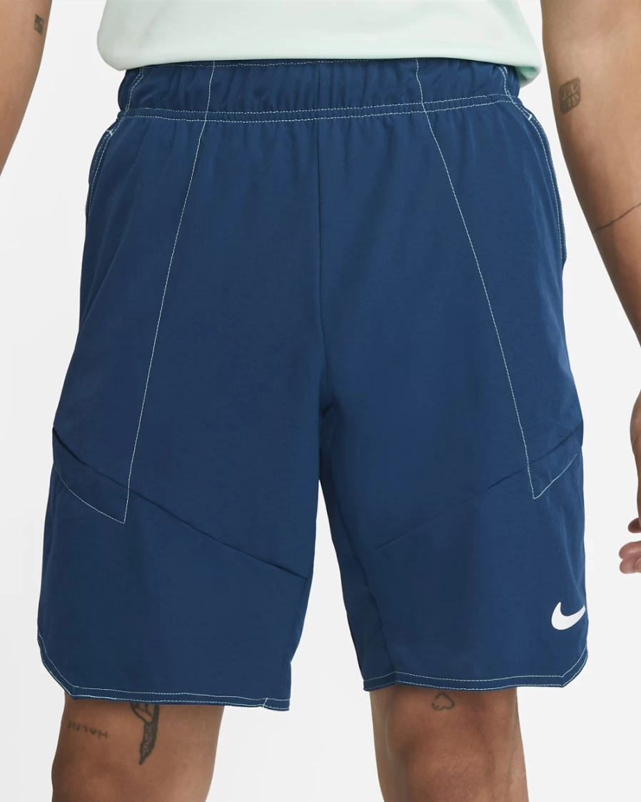 NikeCourt Dri-FIT Advantage Men's Tennis Shorts - Valerian Blue/White - Breathable Quick-Dry Athletic Shorts for Men
