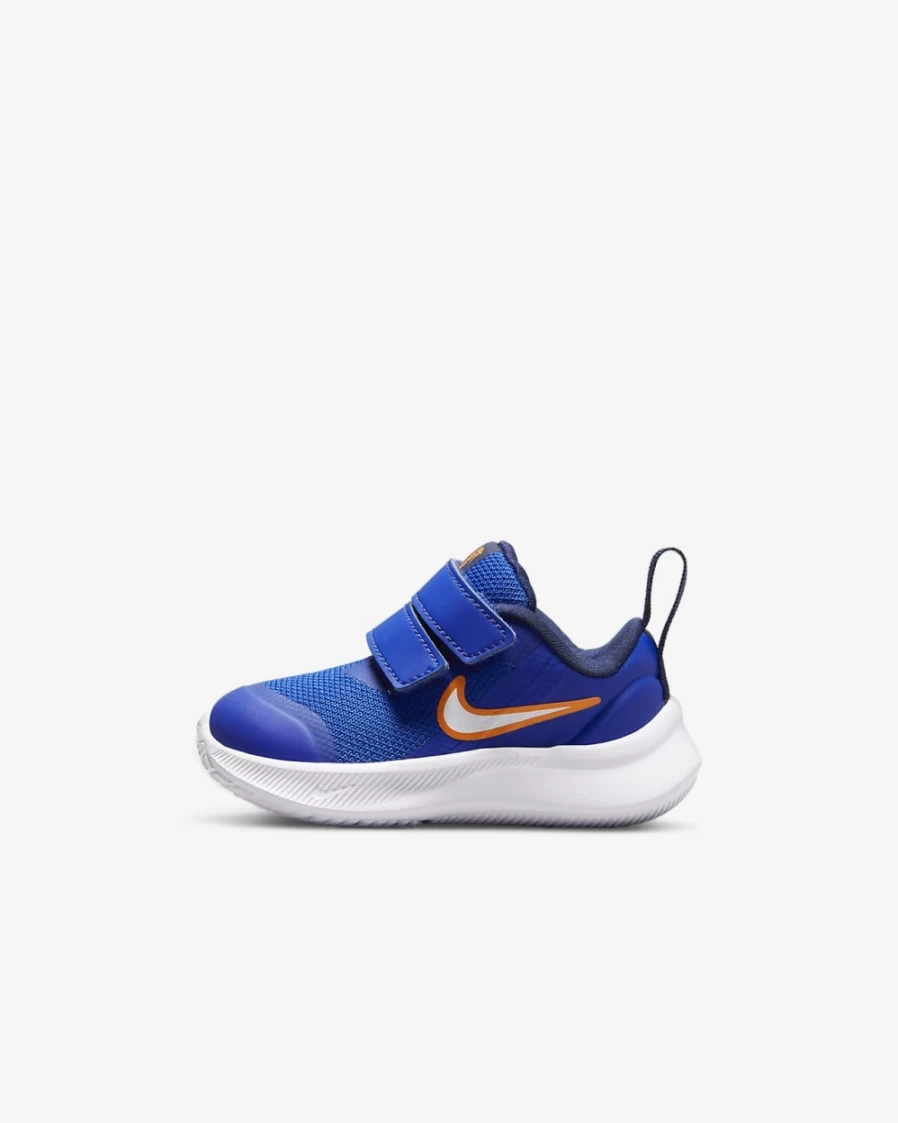 Nike Star Runner 3 Baby Toddler Shoes for Boys & Girls - Game Royal/Midnight Navy/Safety Orange/White