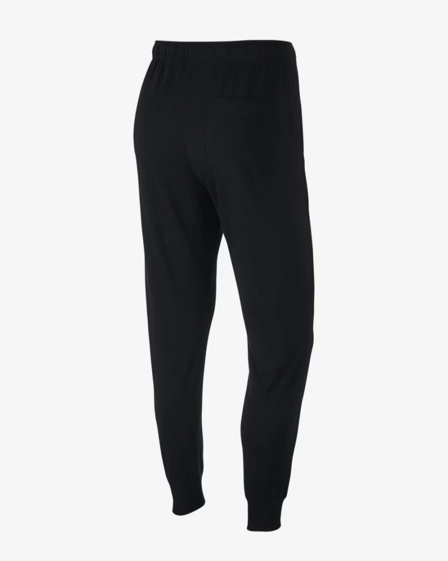 Nike Men's Black/White Club Sportswear Jersey Joggers - Comfortable Athletic Pants