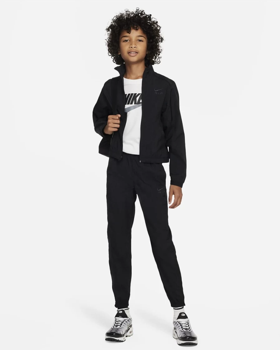Nike Air Big Kids' Black Tracksuit for Boys and Girls