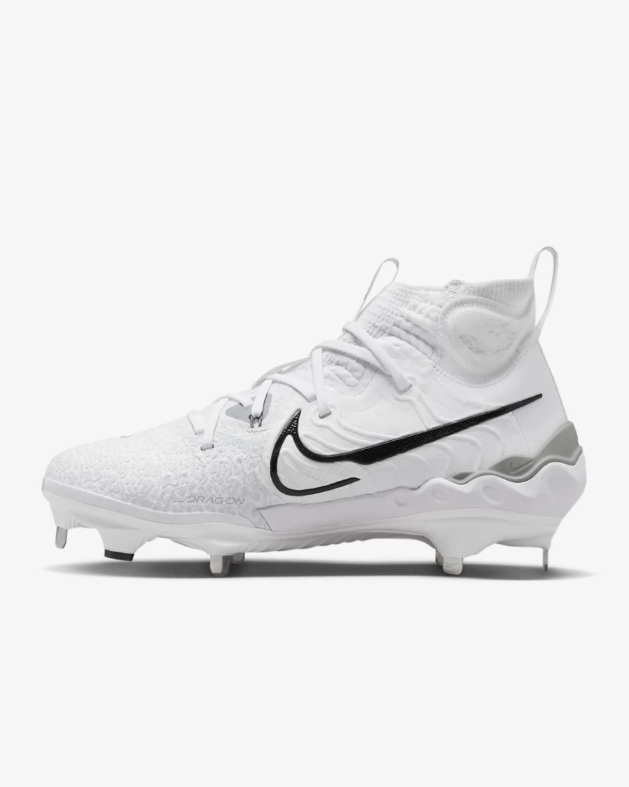 Nike Alpha Huarache NXT Men's Baseball Cleats - White/Wolf Grey/Pure Platinum/Black