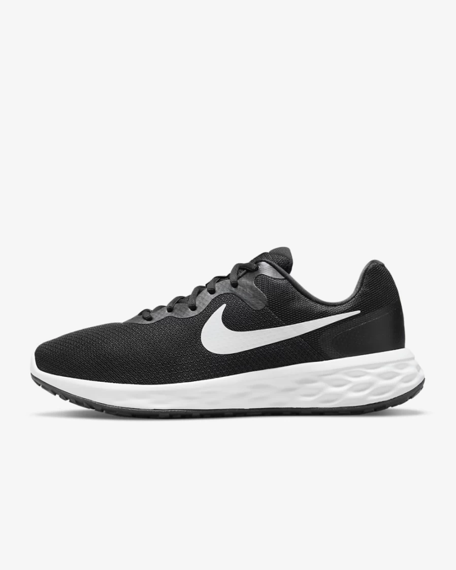 Nike Revolution 6 Men's Extra Wide Running Shoes - Black, Iron Grey, White