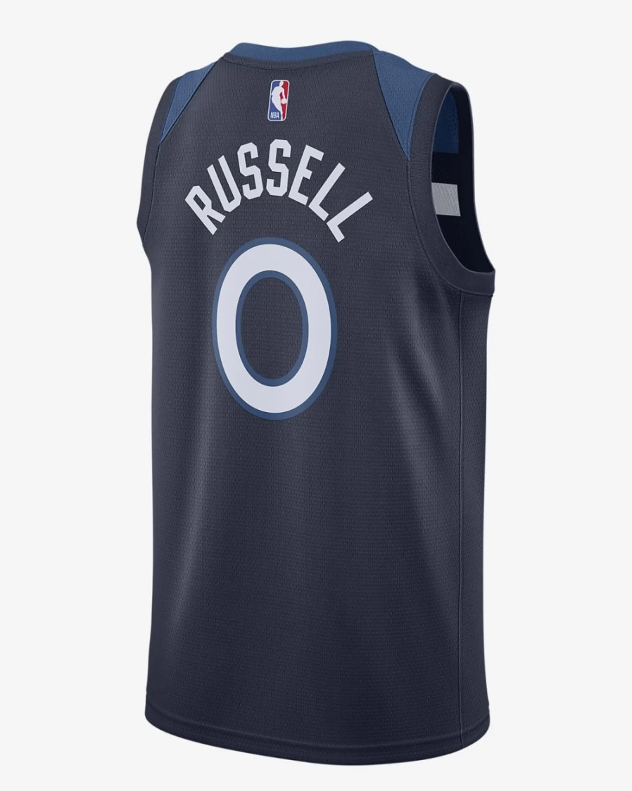 Nike NBA Swingman Jersey Timberwolves Icon Edition 2020 - Men's College Navy Basketball Jersey