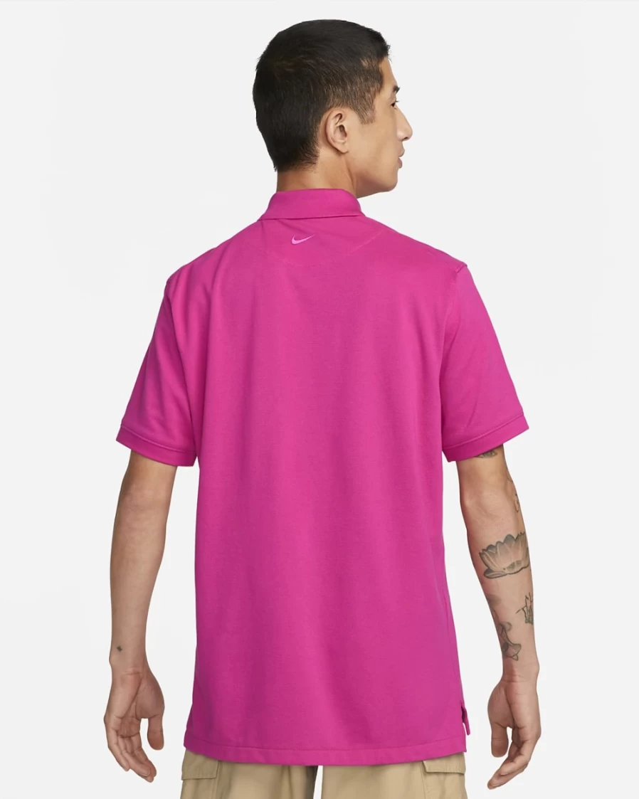 Nike Men's Polo Shirt in Active Pink - Classic Fit Golf & Casual Wear