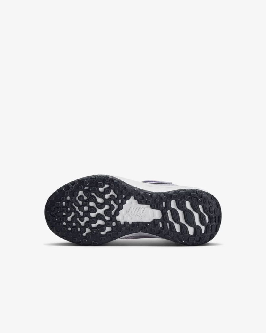 Nike Revolution 6 Little Kids' Running Shoes for Boys & Girls - Violet Frost/Metallic Silver/Vivid Purple/Thunder Blue