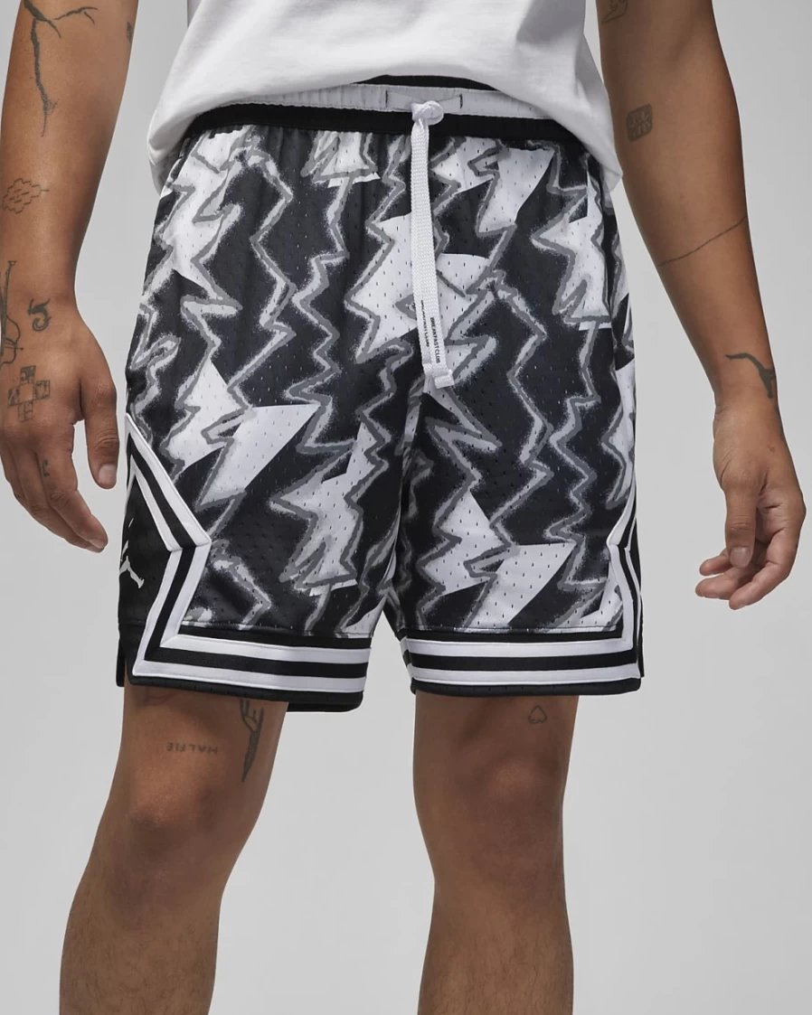 Nike Jordan Dri-FIT Sport BC Men's Basketball Shorts - White/Black/White