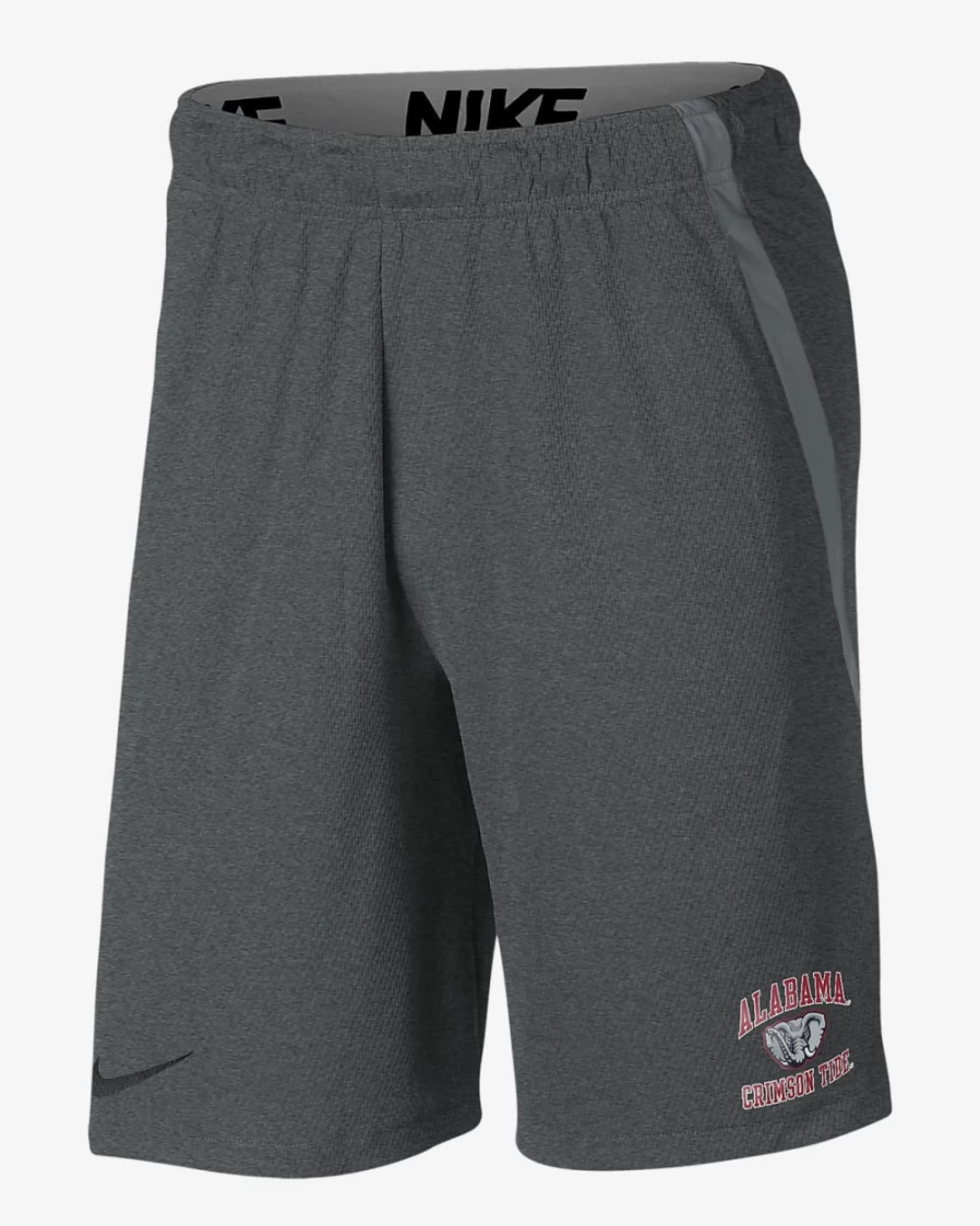 Nike Alabama Crimson Tide Men's Dark Grey Heather Athletic Shorts