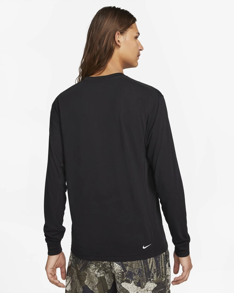 Nike ACG Dri-FIT Goat Rocks Men's Long-Sleeve T-Shirt - Black, Khaki, Light Orewood Brown, Summit White