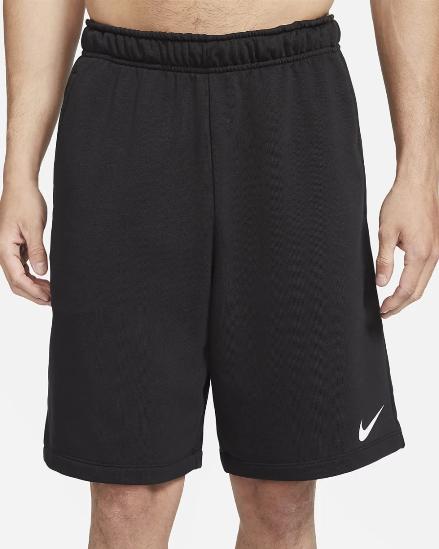 Nike Dri-FIT Men's Training Shorts - Black/White Athletic Workout Shorts for Men