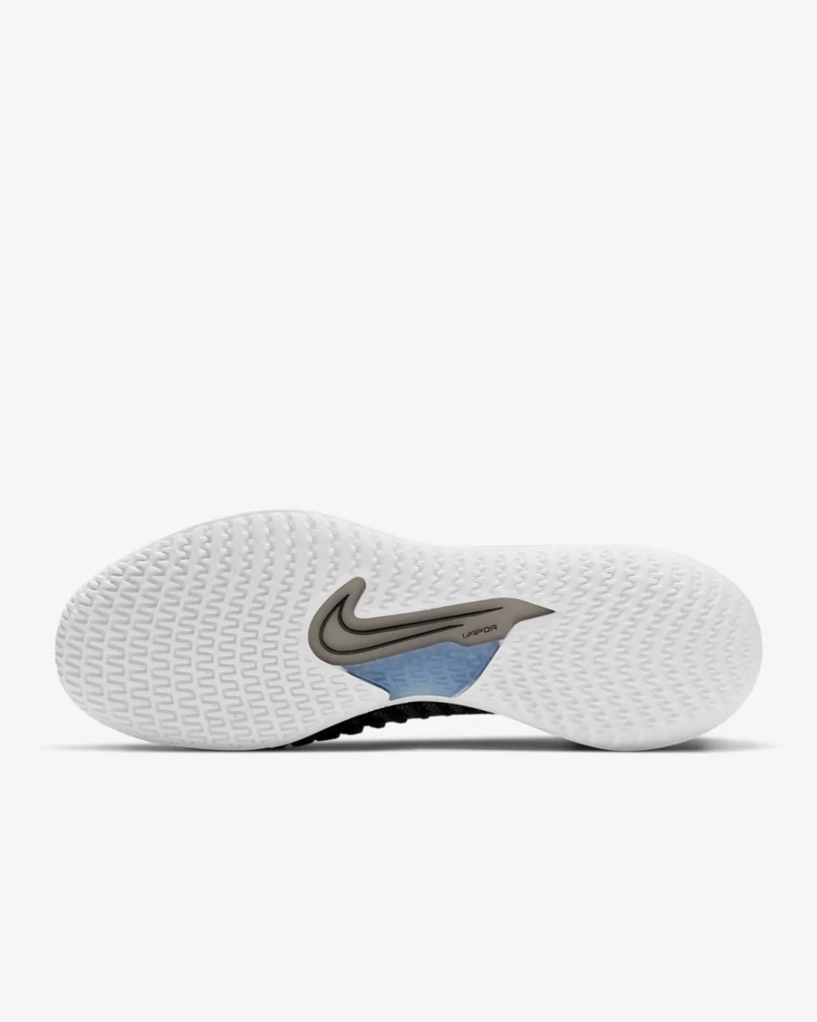NikeCourt React Vapor NXT Men's Tennis Shoes - Black/White for Hard Court Performance