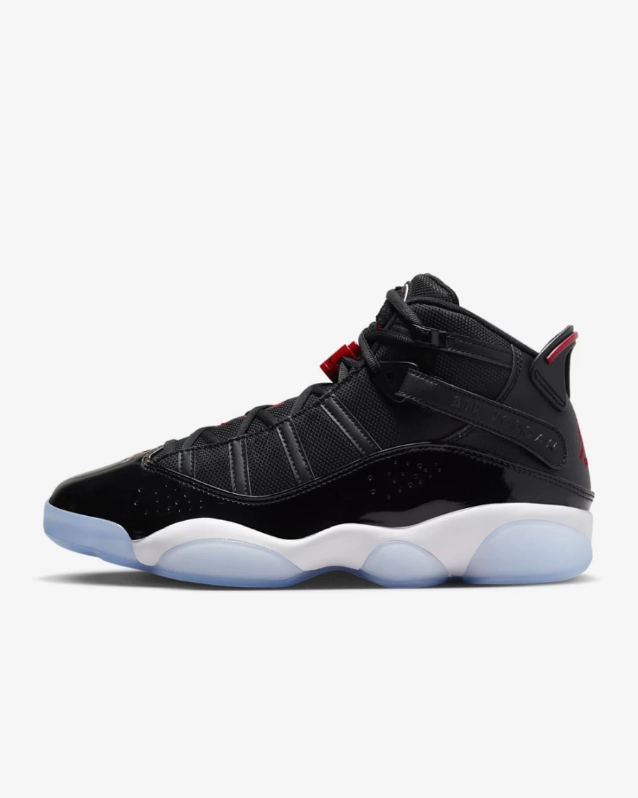 Nike Jordan 6 Rings Men's Basketball Shoes - Black/White/Gym Red
