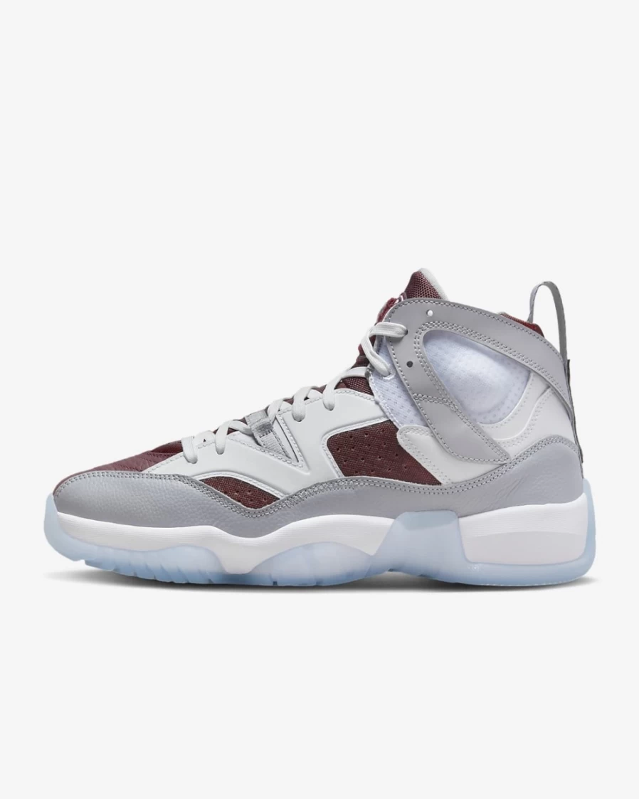 Nike Jumpman Two Trey Men's Basketball Shoes - White/Cherrywood Red/Light Steel Grey