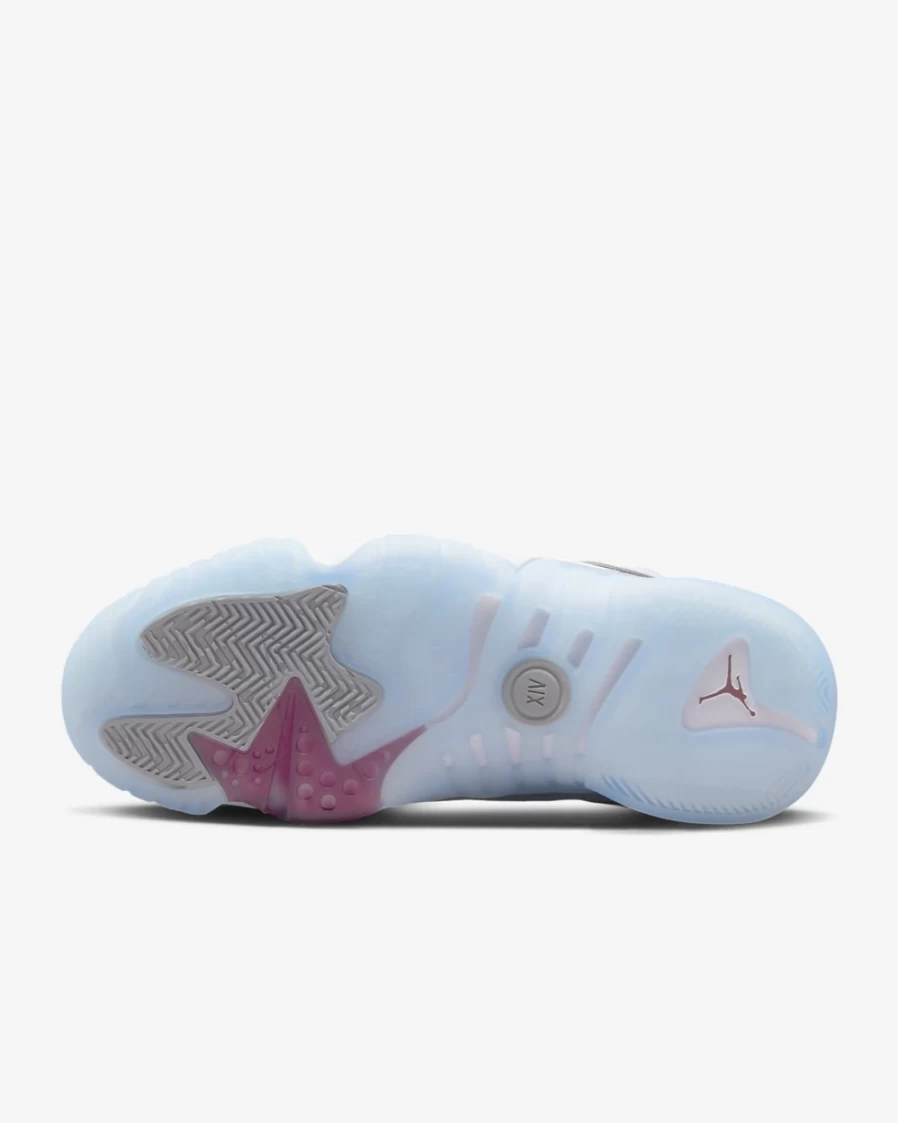 Nike Jumpman Two Trey Men's Basketball Shoes - White/Cherrywood Red/Light Steel Grey