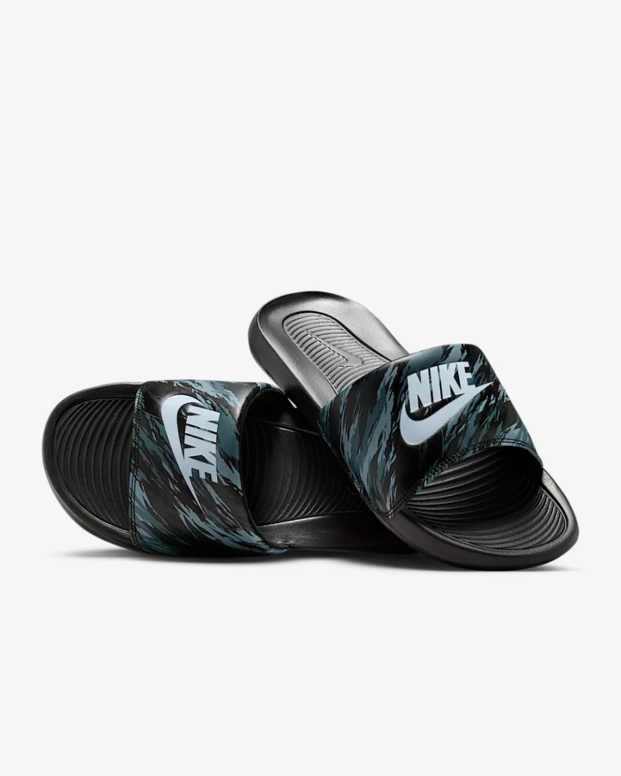 Nike Victori One Men's Slides - Black, Off Noir, Dark Smoke Grey, Pure Platinum Color Options