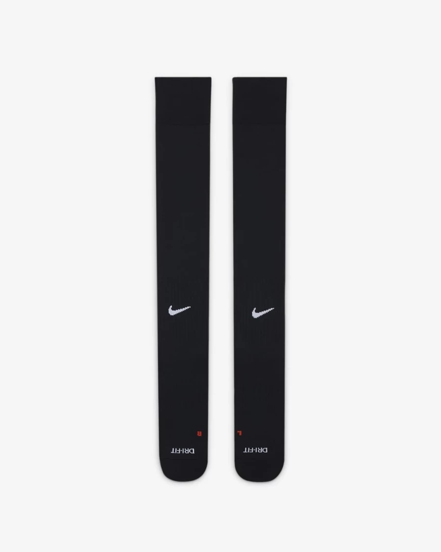 Nike Academy Over-The-Calf Soccer Socks - Black/White for Men - High Calf Football Socks with Moisture Wicking