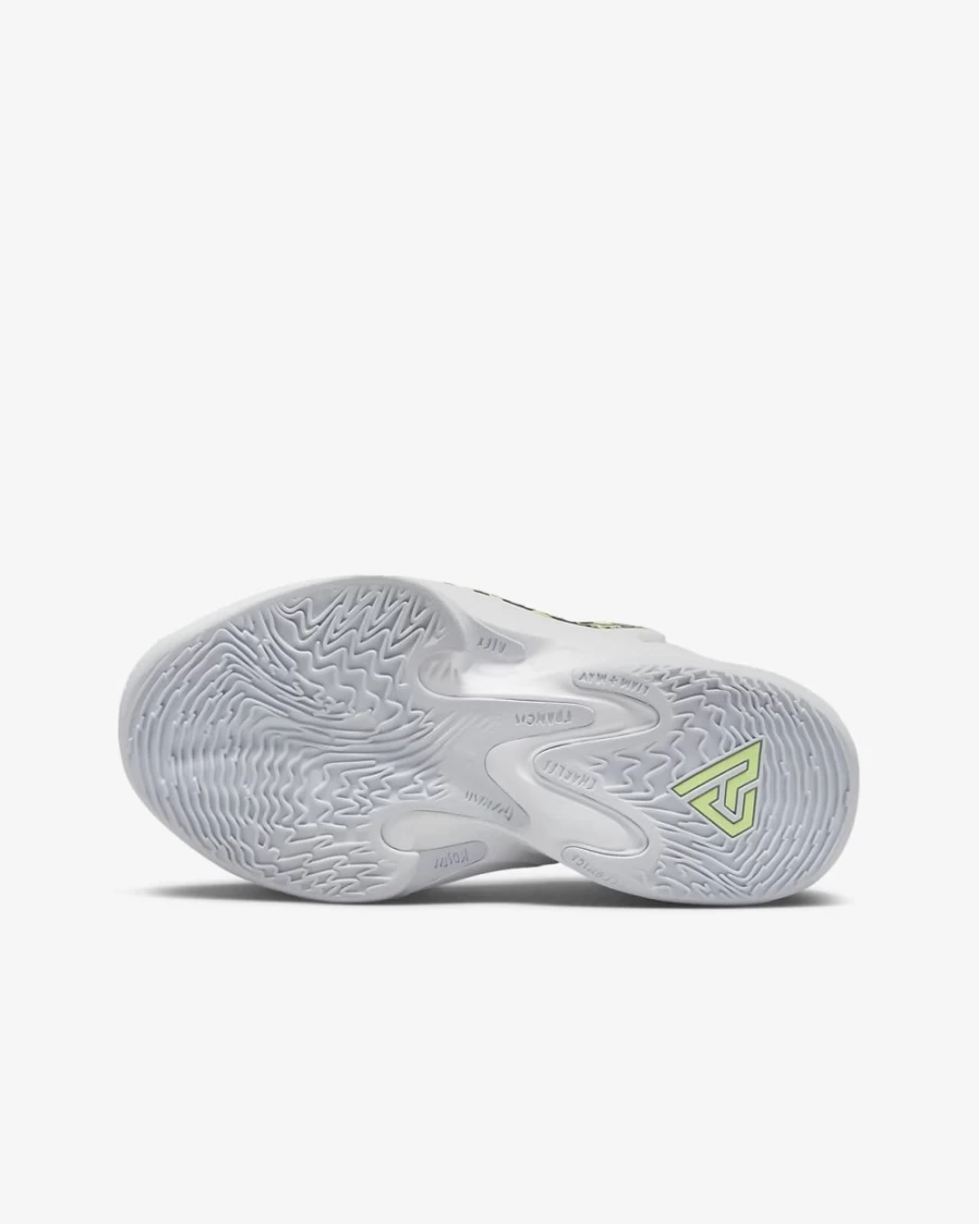 Nike Freak 4 Big Kids' Basketball Shoes - White/Black/Barely Volt for Boys and Girls