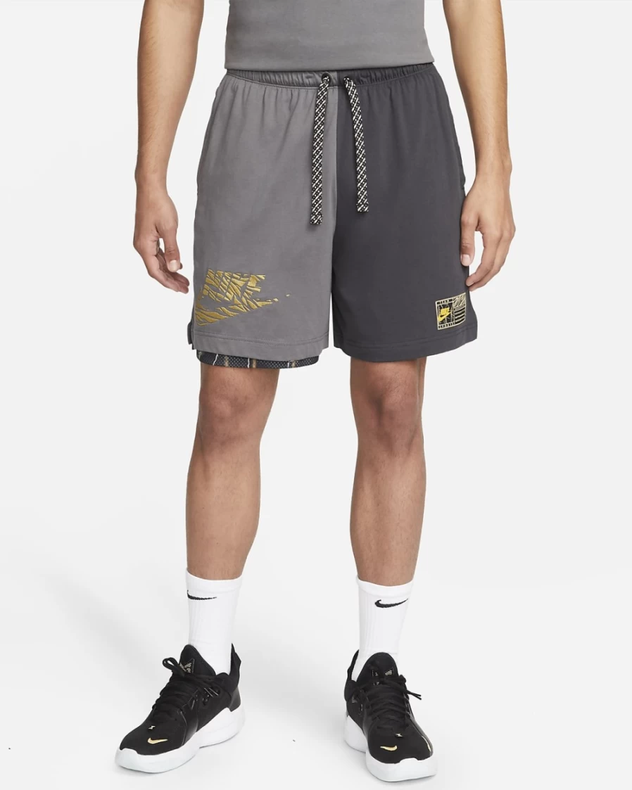 Nike Men's Basketball Shorts 6" - University Gold, Iron Grey, Off Noir, Sesame Colors