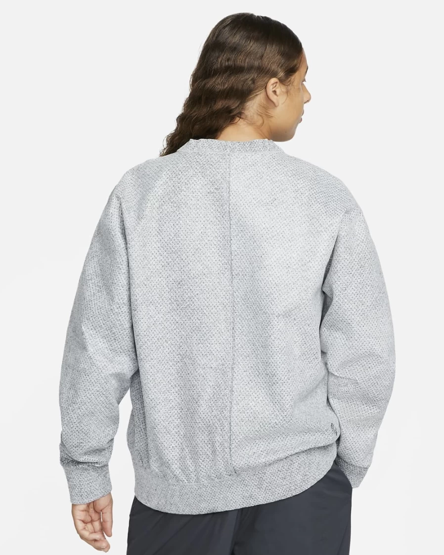 Nike Forward Crew Men's Sweatshirt - Smoke Grey, Heather, Light Smoke Grey, Cool Grey