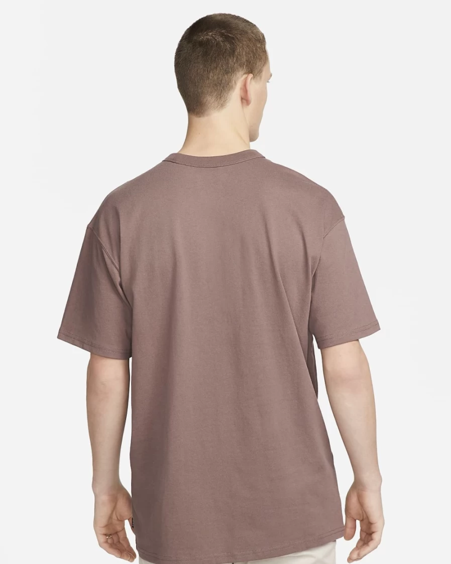 Nike Men's Premium Essentials T-Shirt in Plum Eclipse - Sportswear Comfort Fit