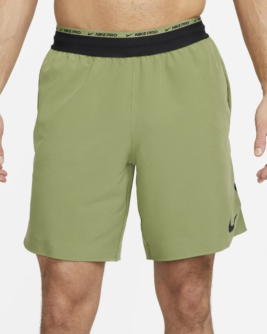 Nike Dri-FIT Flex Rep Pro Men's 8" Training Shorts - Alligator/Black - Unlined Breathable Workout Shorts for Men