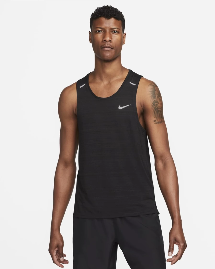 Nike Dri-FIT Miler Men's Running Tank Top - Black