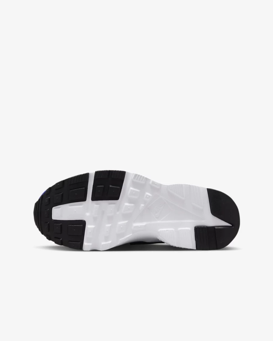 Nike Huarache Run Big Kids' Sneakers for Boys & Girls - Hyper Royal/Safety Orange/Black/Yellow Ochre