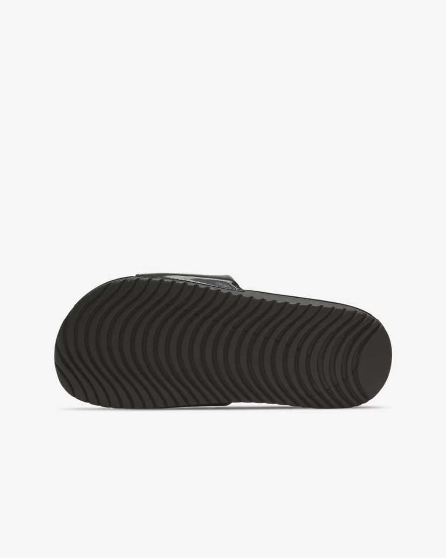 Nike Kawa Slides for Boys & Girls - Black/Volt/White Kids' Comfortable Sandals