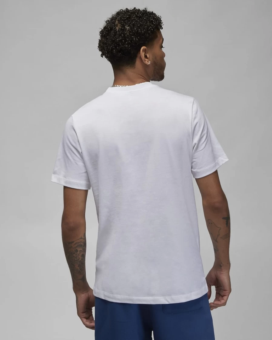 Nike Men's Luka T-Shirt - White & Blue Jay Athletic Tee