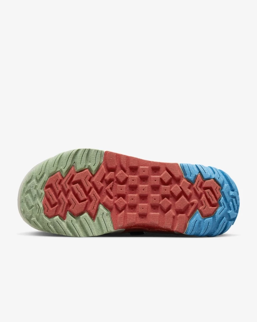 Nike Oneonta Men's Sandals - Black, Cobblestone, Laser Blue, Enamel Green | Men's Athletic Sandals