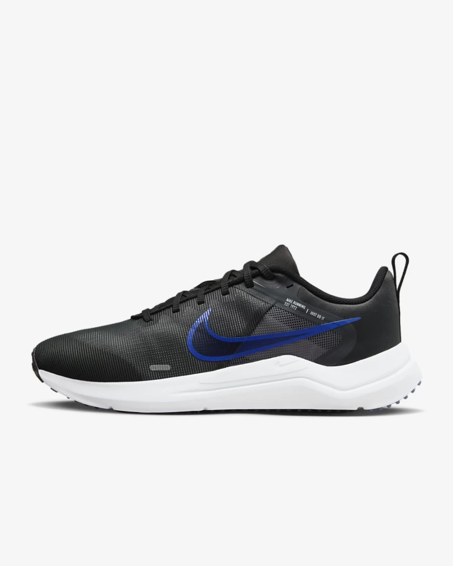 Nike Downshifter 12 Men's Road Running Shoes - Anthracite/Black/White/Racer Blue