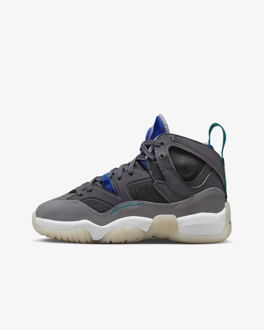 Nike Jumpman Two Trey Big Kids' Shoes - Light Graphite/Cement Grey/Sport Royal/Infrared 23 for Boys and Girls