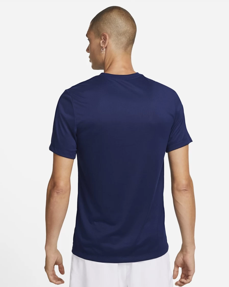 Nike Dri-FIT Legend Men's Training T-Shirt - Blue Void/White - Moisture-Wicking Workout Top