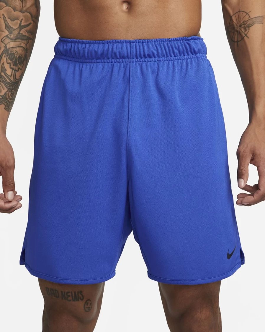 Nike Dri-FIT Totality Men's 7" Unlined Knit Shorts in Game Royal/Black - Breathable Athletic Shorts for Running & Training