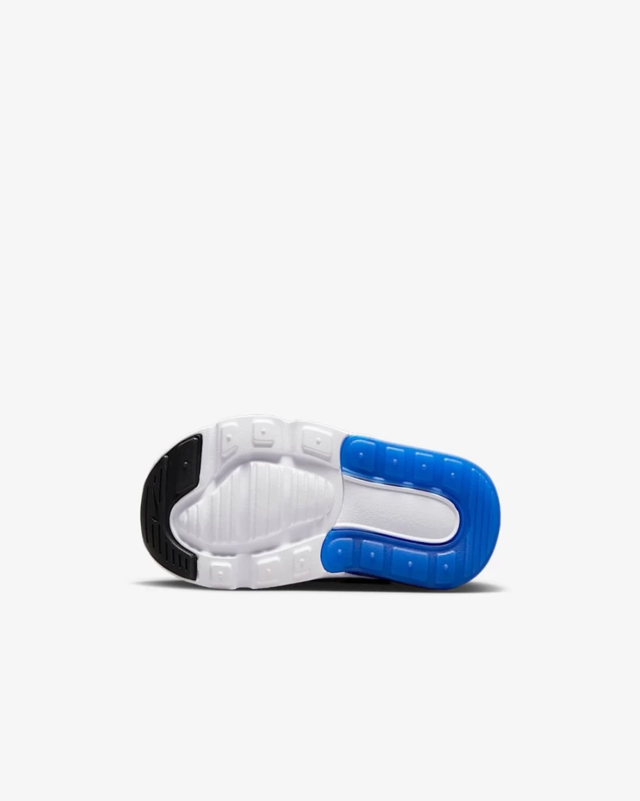 Nike Air Max 270 Toddler Shoes for Boys & Girls - Black/Game Royal/Light Bone/White