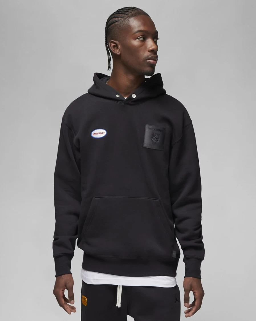 Nike Jordan Why Not? Black Men's Hoodie - Official Men's Pullover Sweatshirt
